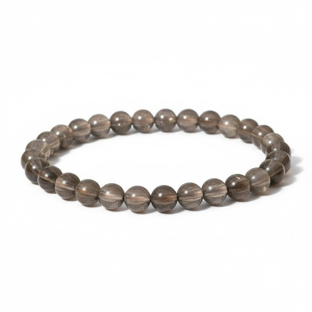 Smoky quartz bracelet United States A (5-6mm balls)