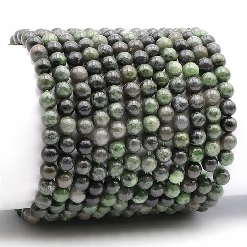 Green diopside bracelet United States B (5-6mm balls)