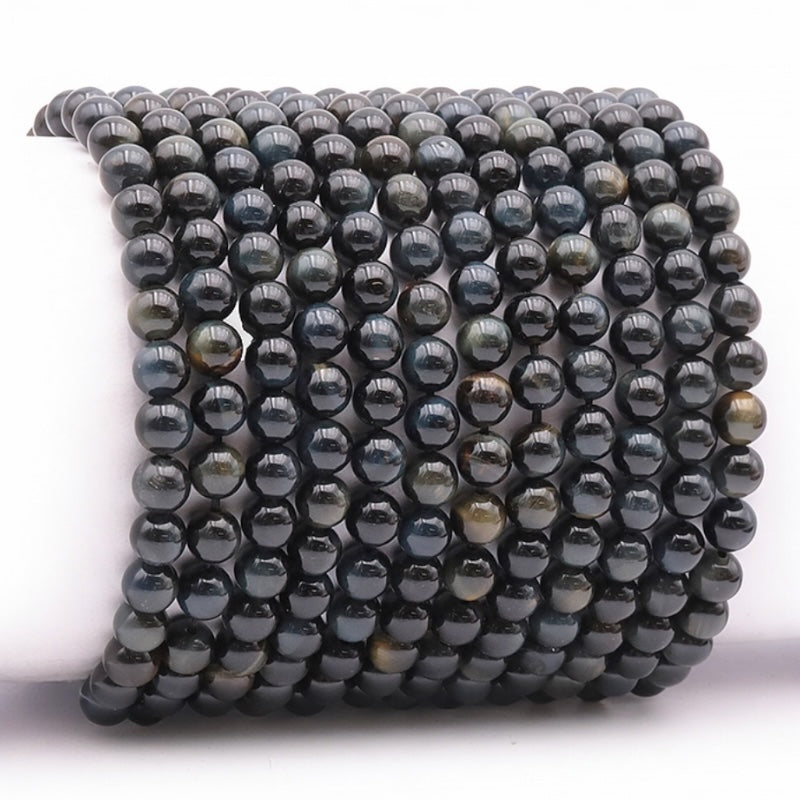 Bracelet oeil de faucon Afrique du Sud AA (boules 5-6mm)