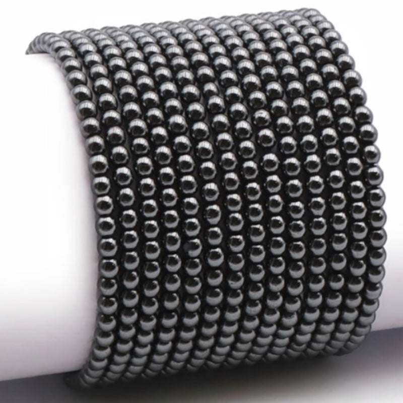 Hematite Bracelet China A (3-4mm beads)