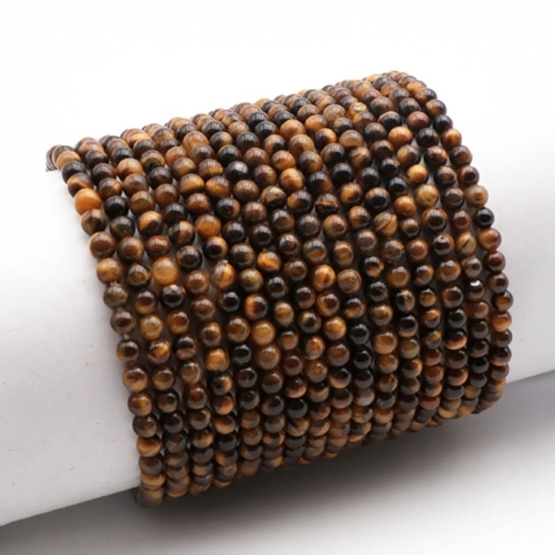 Bracelet oeil de tigre Afrique du Sud A (boules de 3-4mm)