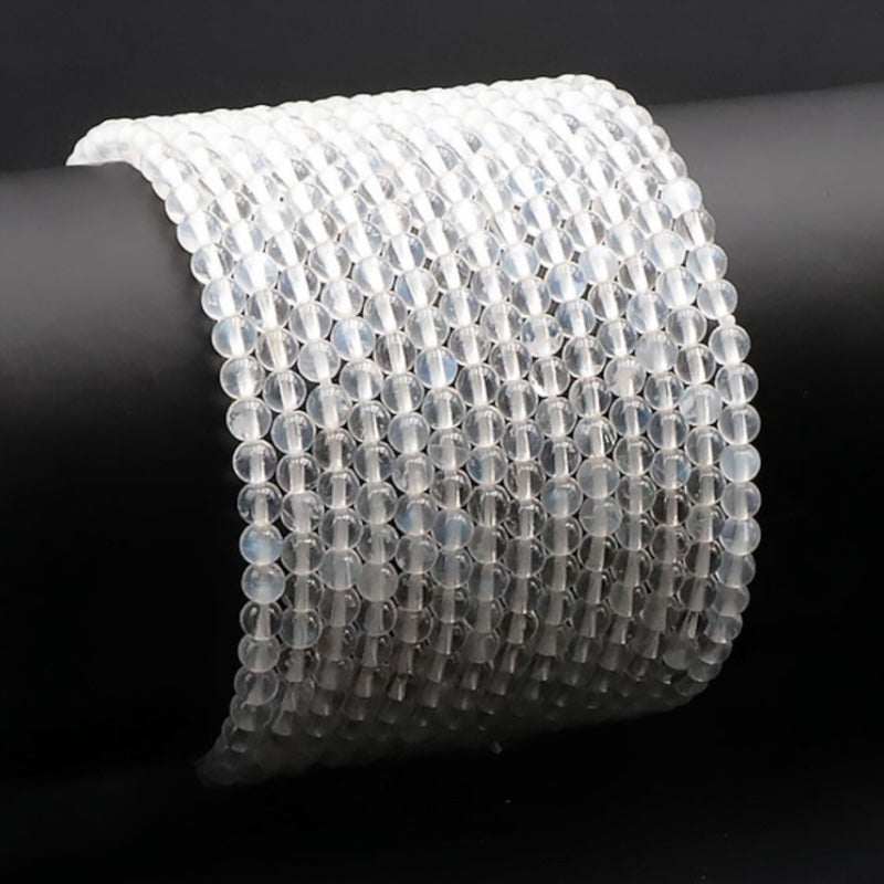 AAA India moonstone bracelet (3-4mm balls)