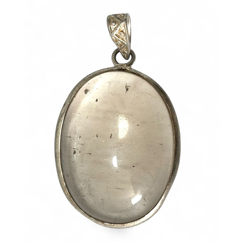 Pendentif citrine naturelle Brésil AA argent 925