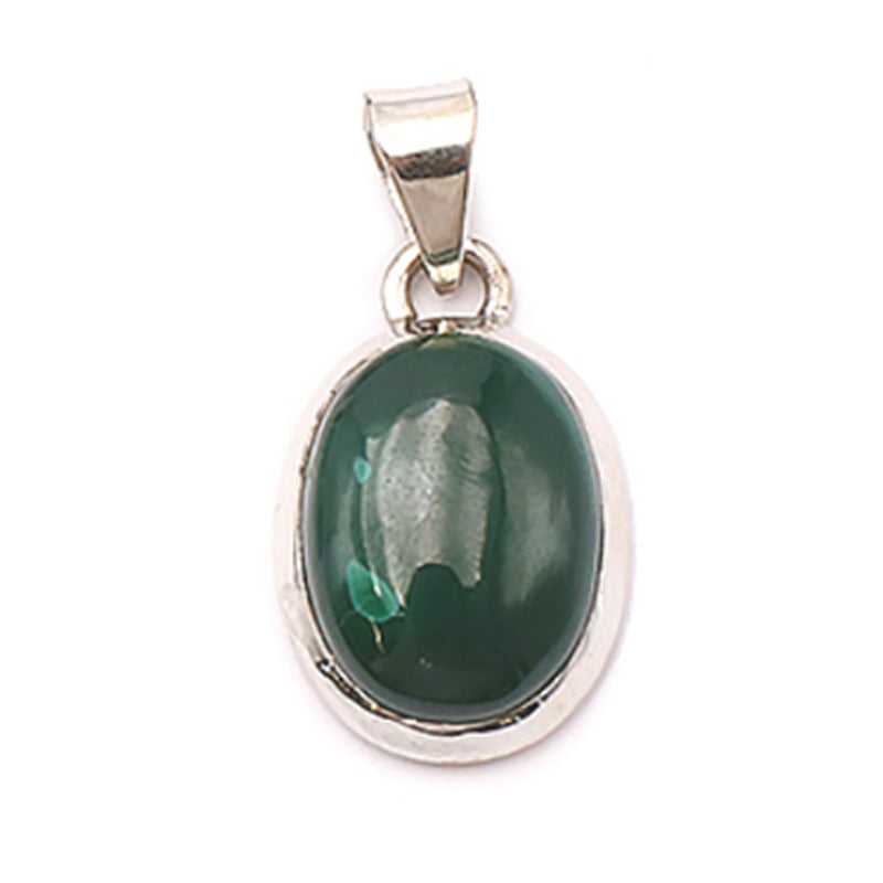 Congo malachite pendant AA silver 925