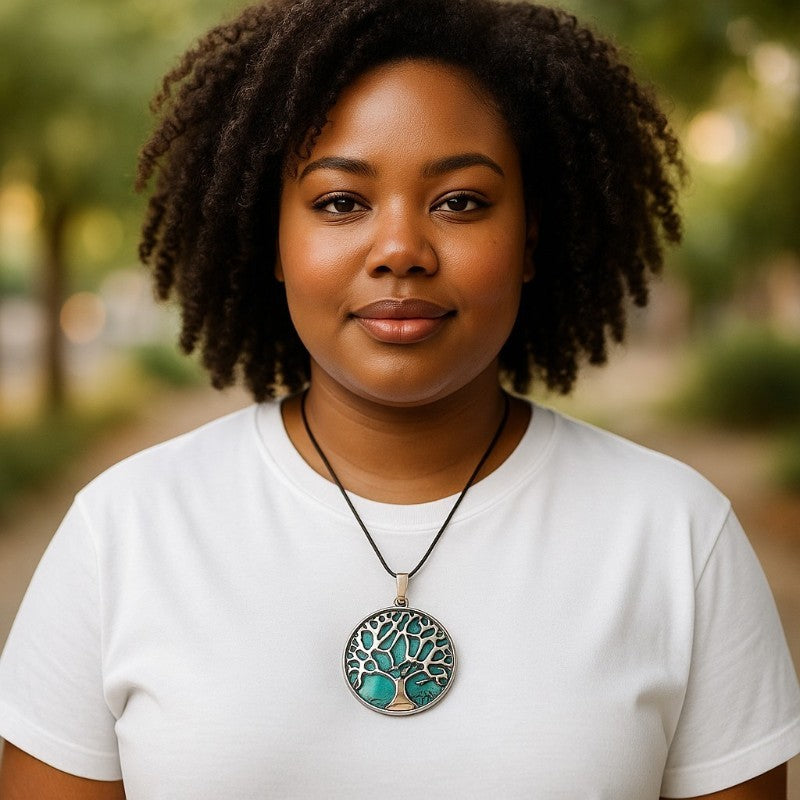 Pendentif arbre de vie turquenite Chine A