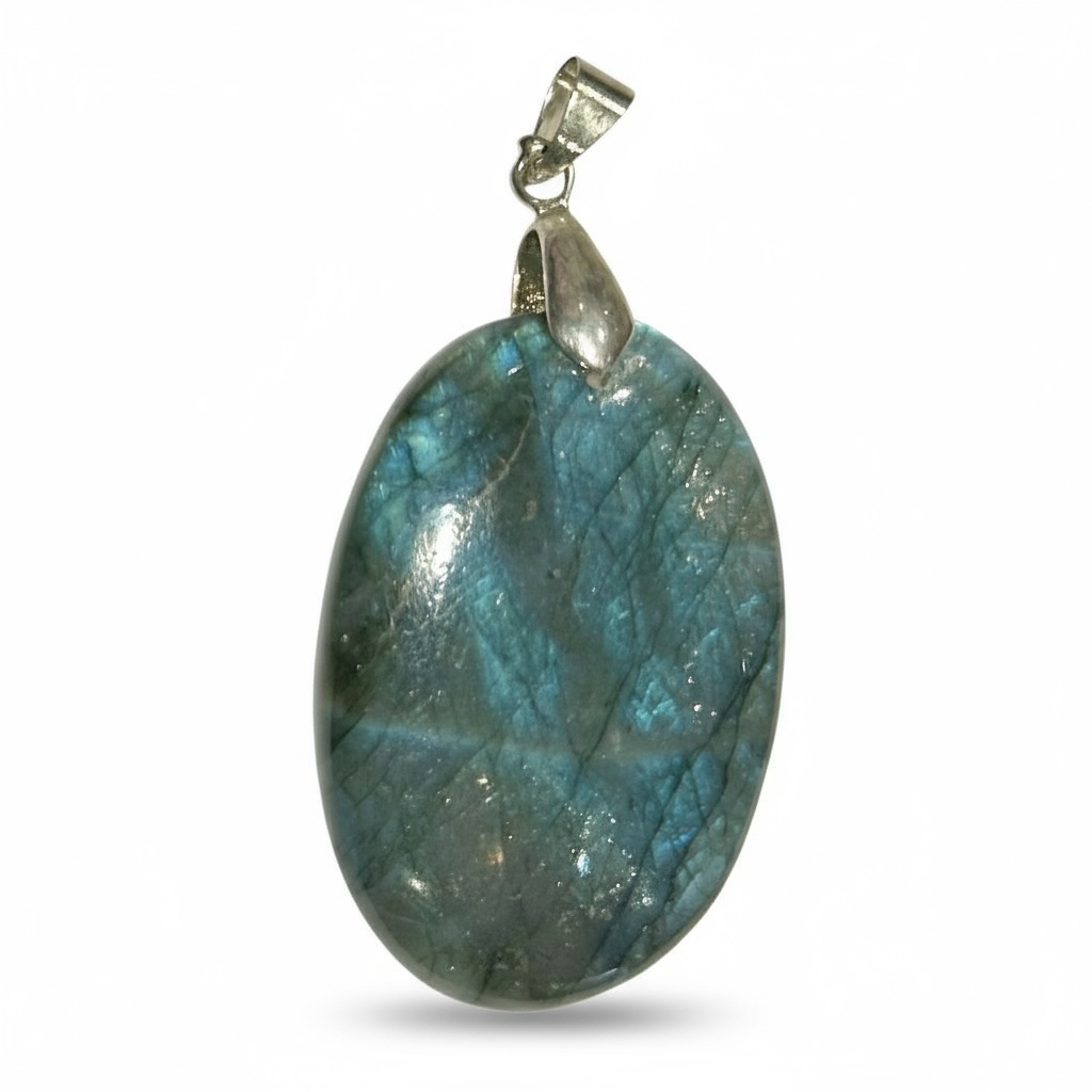Pendentif labradorite bleue Madagascar AA+