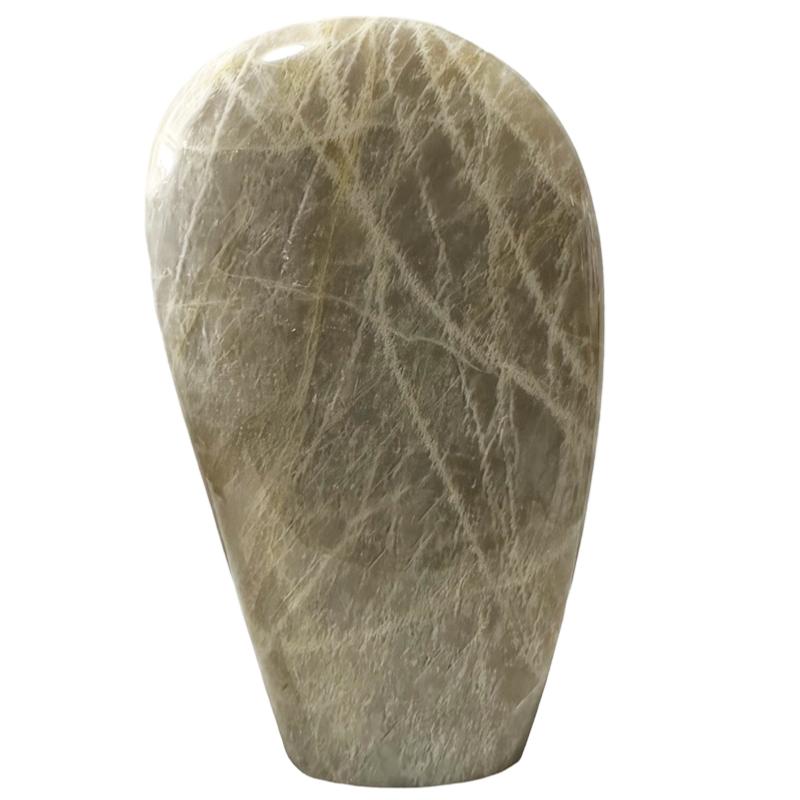 Pierre de lune beige Madagascar AA forme libre - 360g