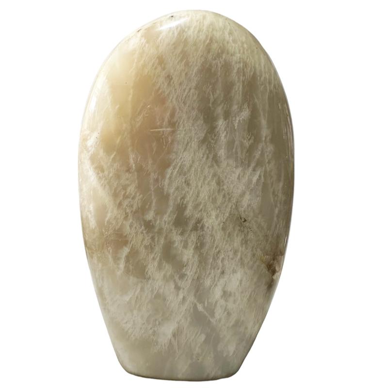 Pierre de lune beige Madagascar AA forme libre - 855g