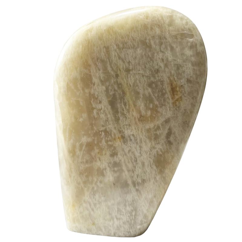 Pierre de lune beige Madagascar AA forme libre - 912g