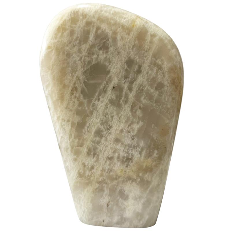 Pierre de lune beige Madagascar AA forme libre - 912g