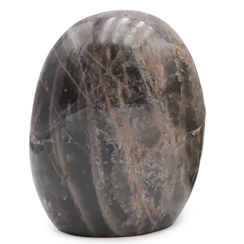 Piedra lunar negra de Madagascar AA forma libre - 817g