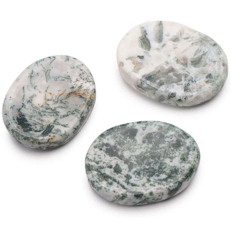 Agate tree thumb stone India A+