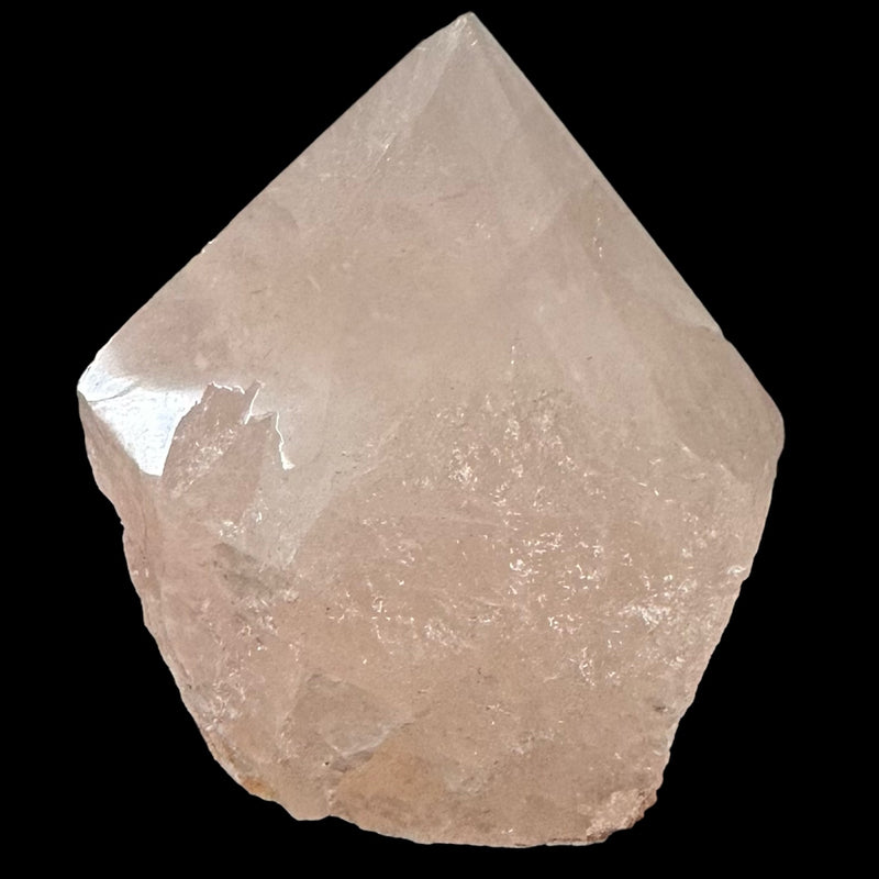 Pointe quartz rose Brésil semi polie A
