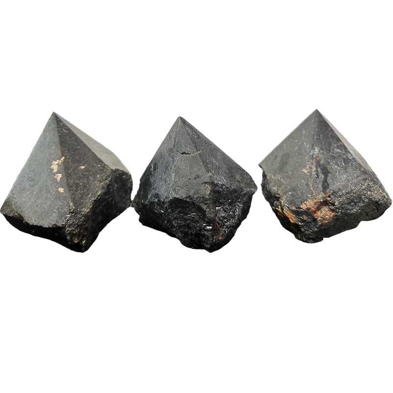 Pointe tourmaline noire Brésil semi polie A