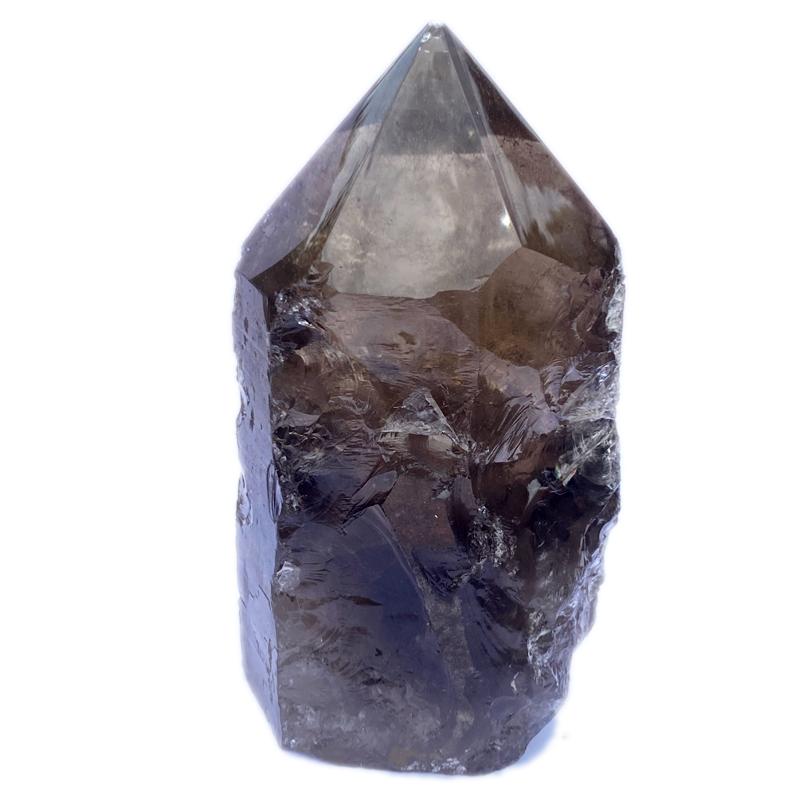 Prisme de quartz fumé Brésil - 781g