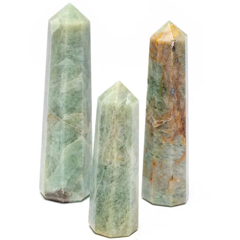 Rainbow moonstone prism (peristerite) Madagascar A - 70-90mm