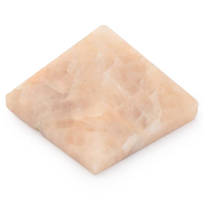 Pyramide pierre de lune orangée Inde A 15-25mm