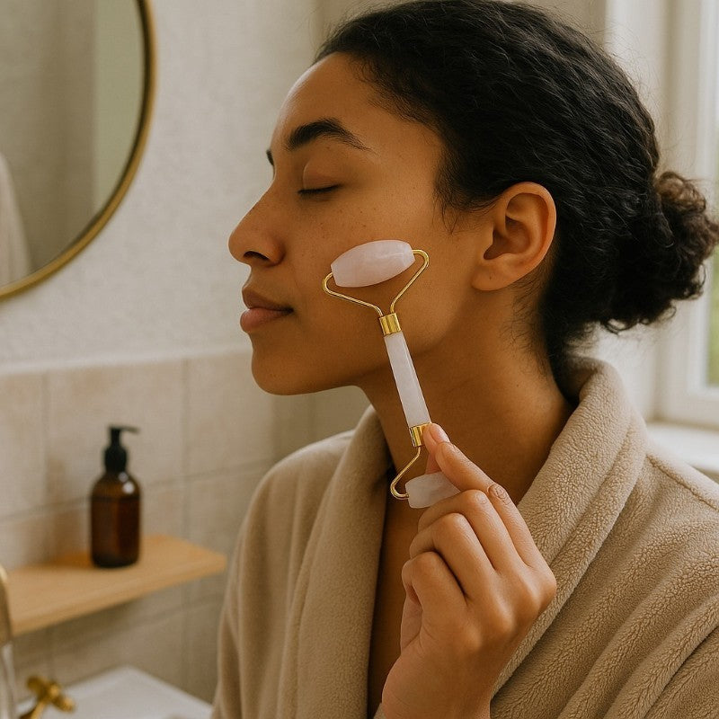 "CHI" rock crystal massage roller Brazil A