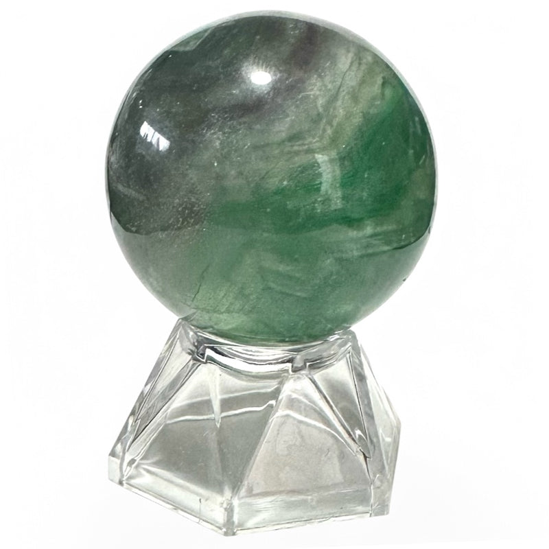 Multicolor Fluorite Sphere China AA 50-60mm