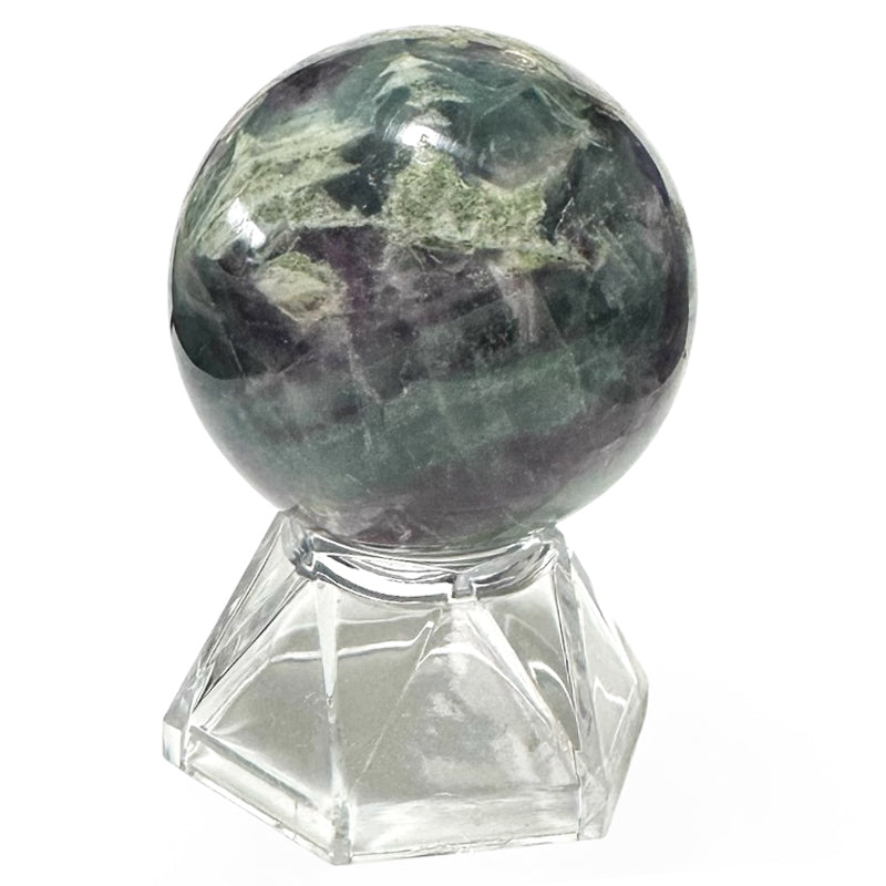 Multicolor Fluorite Sphere China AA 50-60mm
