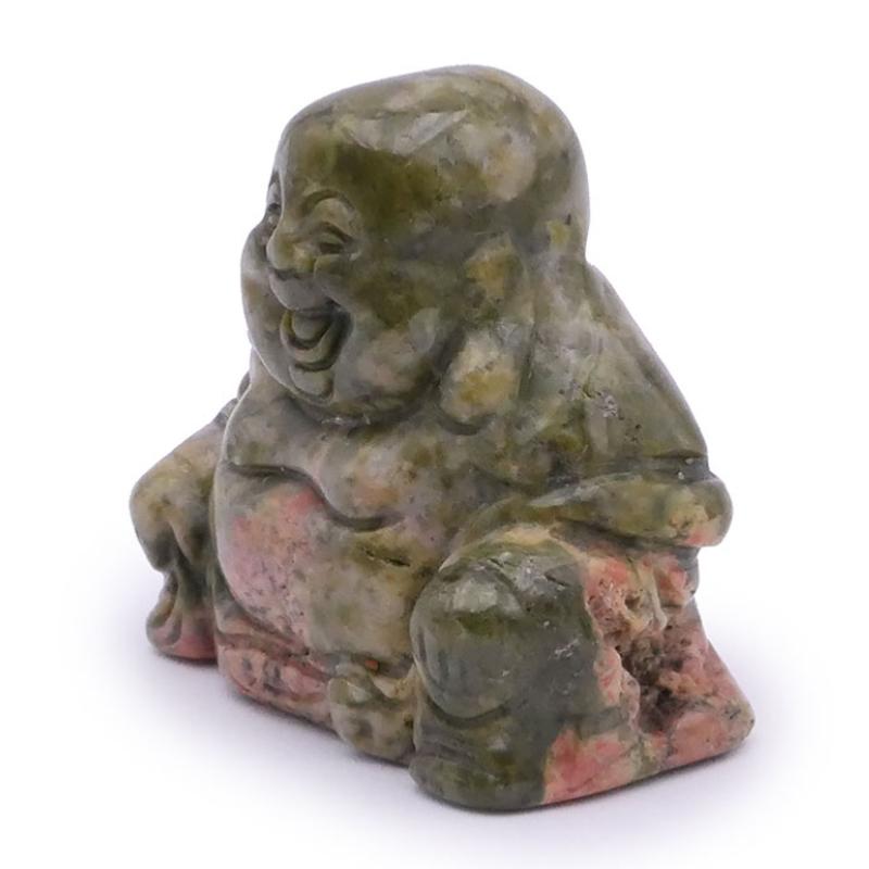 Bouddha unakite Afrique du Sud A - 40mm - La Boite à Cailloux