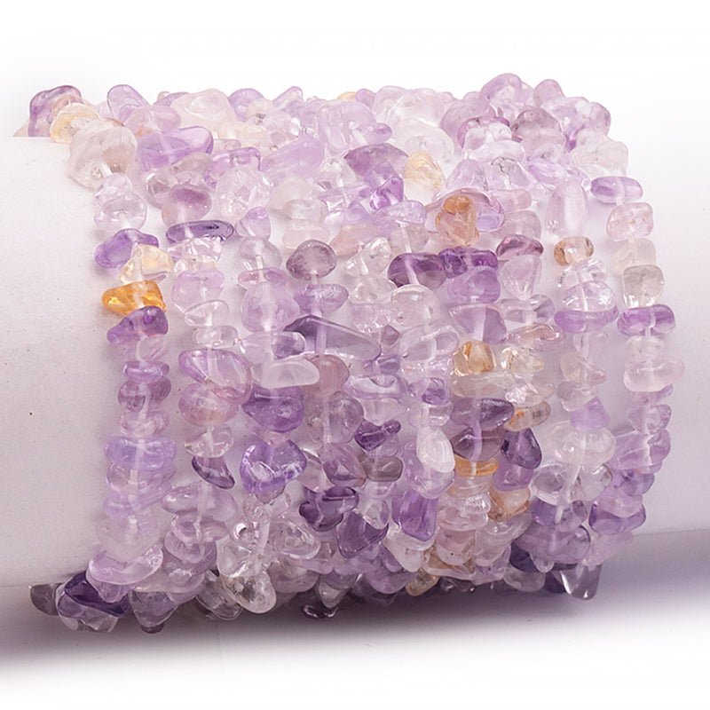 Bracelet amétrine Brésil A (perles baroques) - La Boite à Cailloux