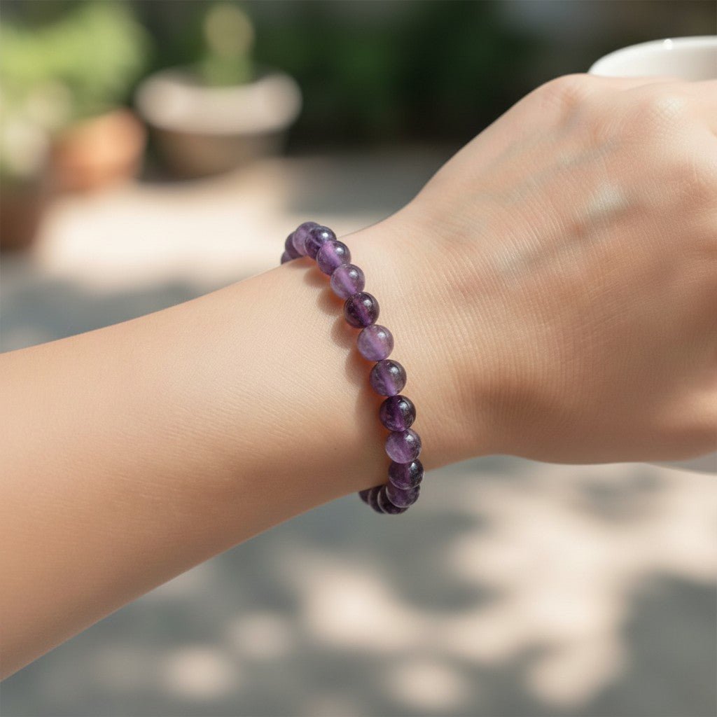 Bracelet Auralite - 23 Canada A+ (boules 5 - 6mm) - La Boite à Cailloux