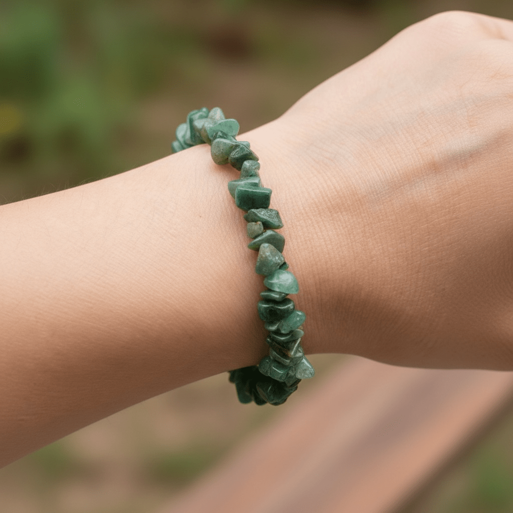 Bracelet Budstone Afrique du Sud A (perles baroques) - La Boite à Cailloux