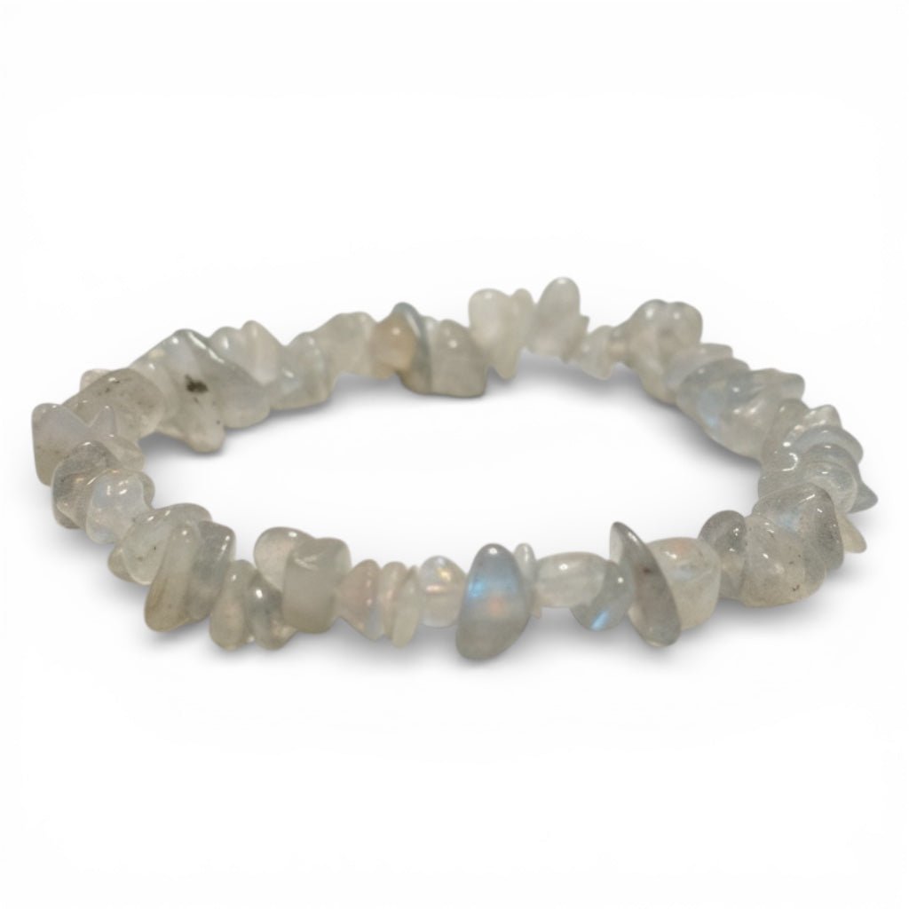 Bracelet labradorite Madagascar AA (perles baroques) - La Boite à Cailloux