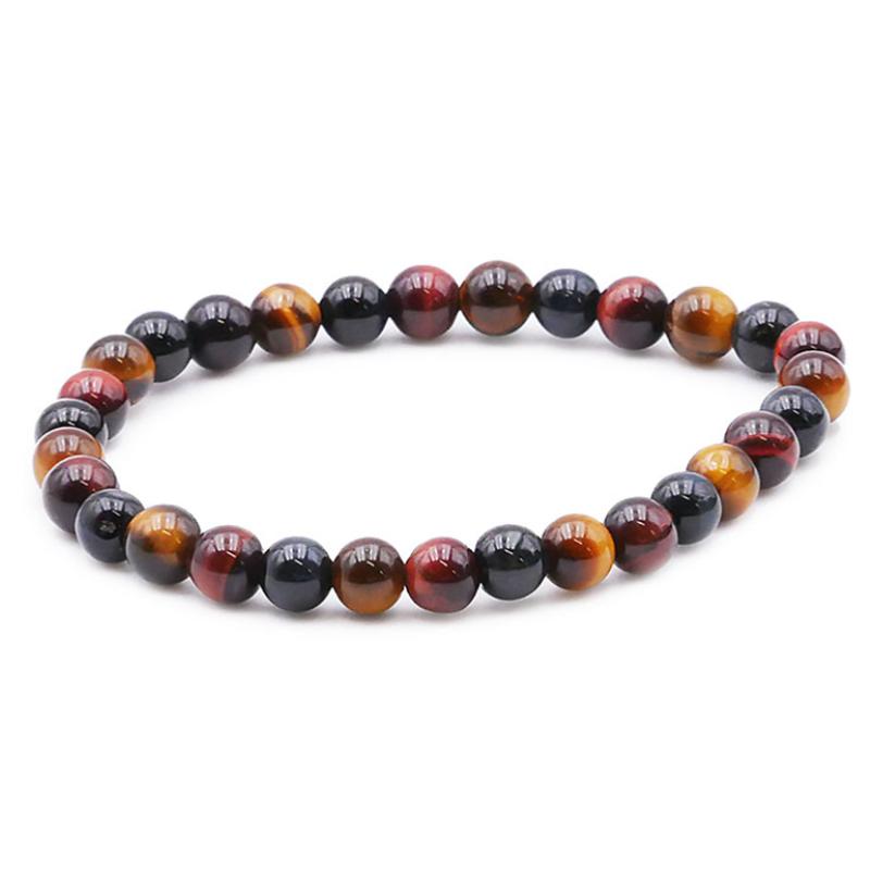 Bracelet oeil multiple Afrique du Sud AA (boules 5 - 6mm) - La Boite à Cailloux