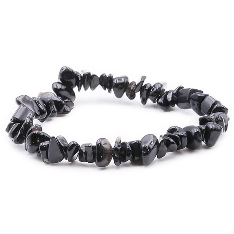 Bracelet onyx Brésil A (perles baroques) - La Boite à Cailloux