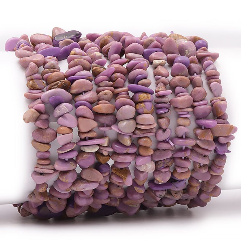 Bracelet phosphosiderite Brésil A (perles baroques) - La Boite à Cailloux