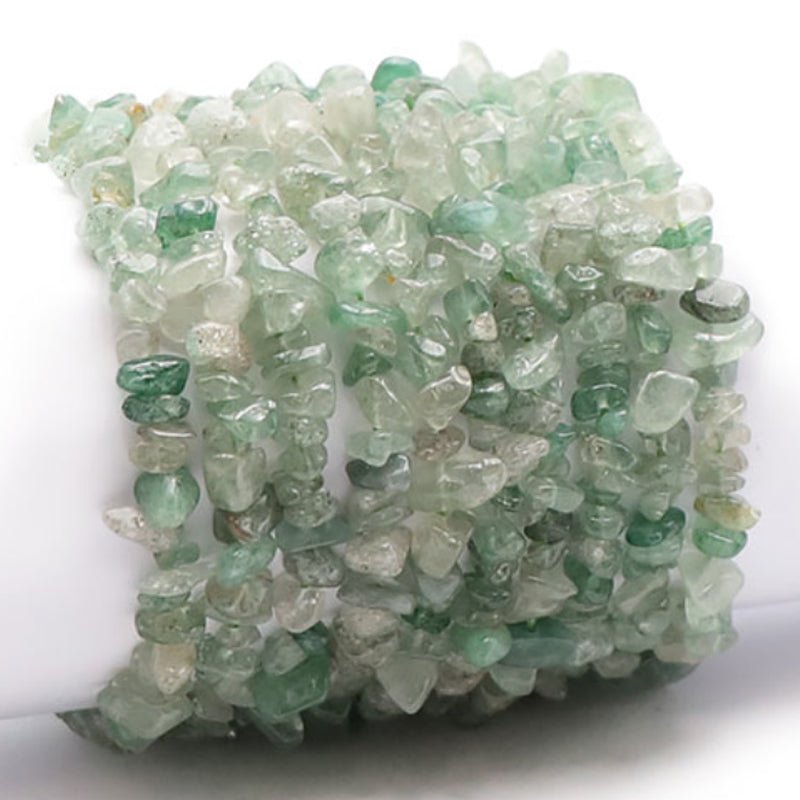 Bracelet quartz fuschite Brésil A (perles baroques) - La Boite à Cailloux