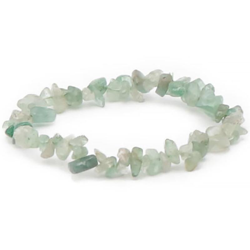 Bracelet quartz fuschite Brésil A (perles baroques) - La Boite à Cailloux
