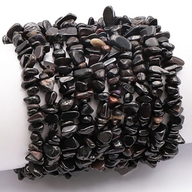 Bracelet sugilite Afrique du Sud B (perles baroques) - La Boite à Cailloux