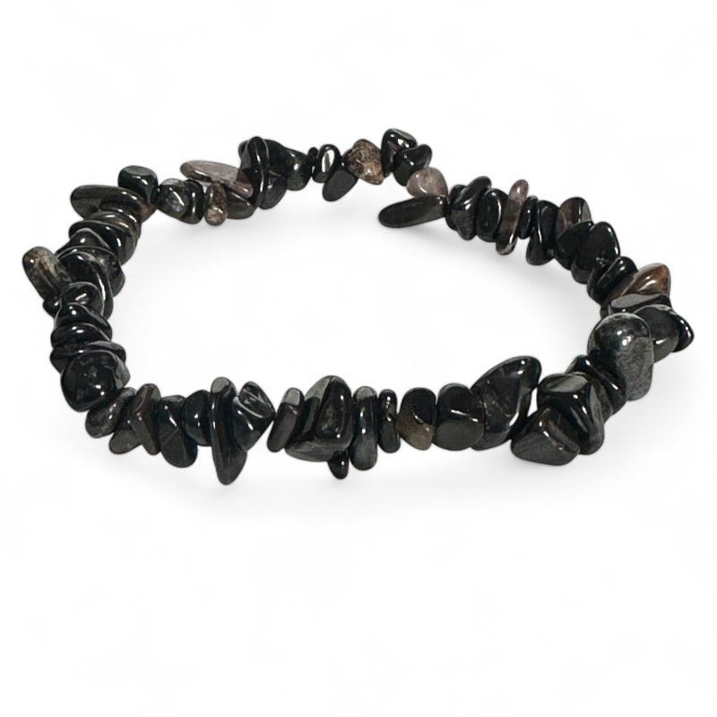 Bracelet sugilite Afrique du Sud B (perles baroques) - La Boite à Cailloux