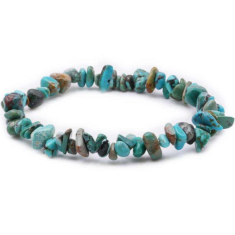 Bracelet turquoise Tibet A+ (perles baroques) - La Boite à Cailloux