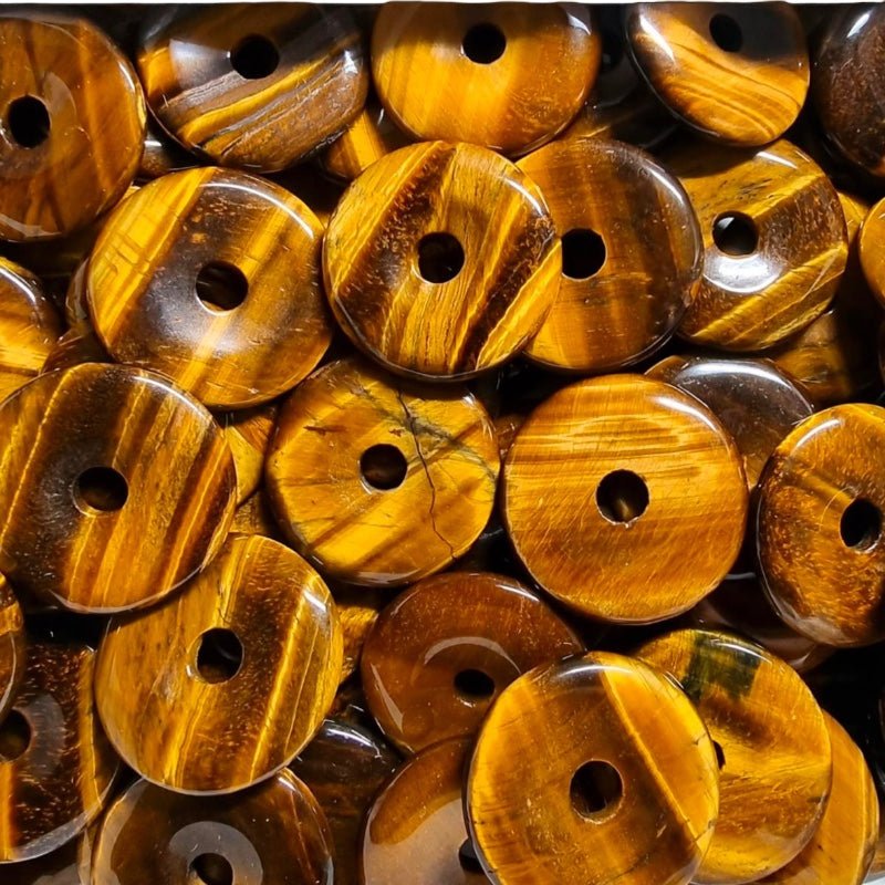 Donut ou PI Chinois oeil de tigre Afrique du Sud A - La Boite à Cailloux