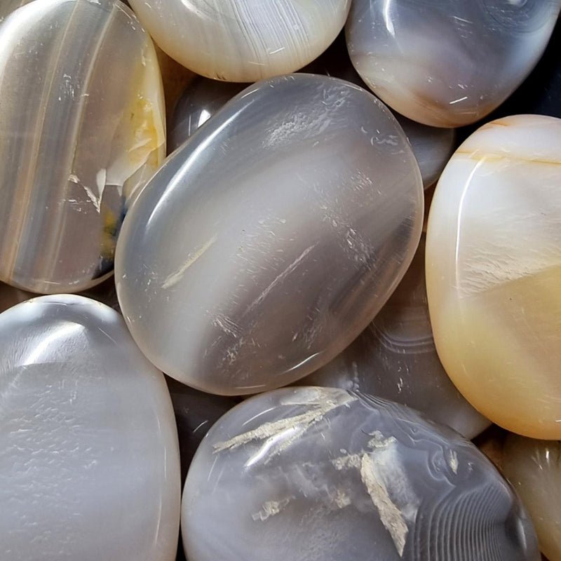 Galet agate naturelle Brésil A - La Boite à Cailloux