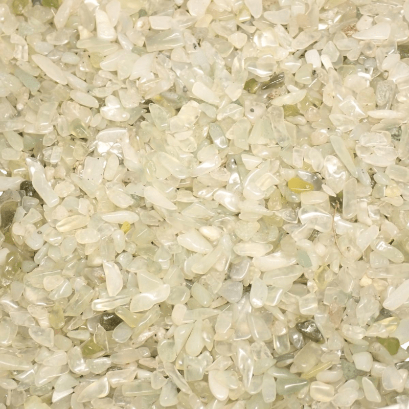 Lot jade de Chine A (mini - pierre roulée XXS) - 100g - La Boite à Cailloux