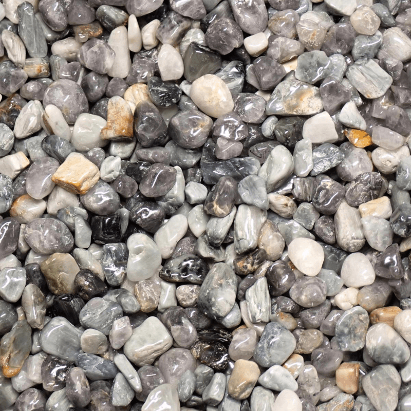 Lot tourmaline oeil de chat Afrique du Sud A (mini - pierre roulée XS) - 100g - La Boite à Cailloux