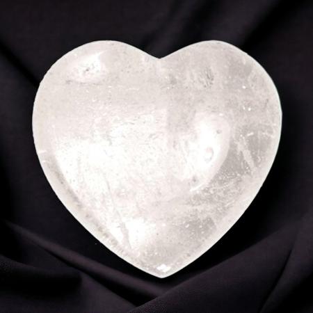Coeur cristal de roche Brésil A 15mm