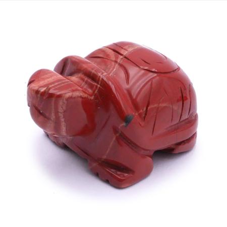 Tortue jaspe rouge - 50mm