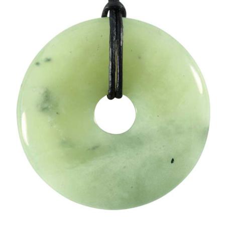 Donut ou PI Chinois jade vert de Chine (2cm)