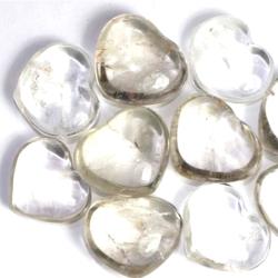 Coeur cristal de roche Madagascar A 30-40mm