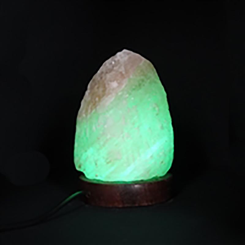 Lampe à poser LED en pierre de sel Himalaya