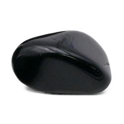 Obsidienne noire Mexique  A (pierre roulée)