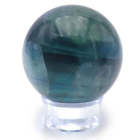 Sphère  fluorine bleue Chine AA 50-60mm