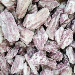Tourmaline rose (rubélite) sur quartz Brésil A (pierre brute)