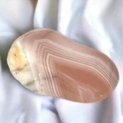 Agate Botswana rose A (pierre roulée) 